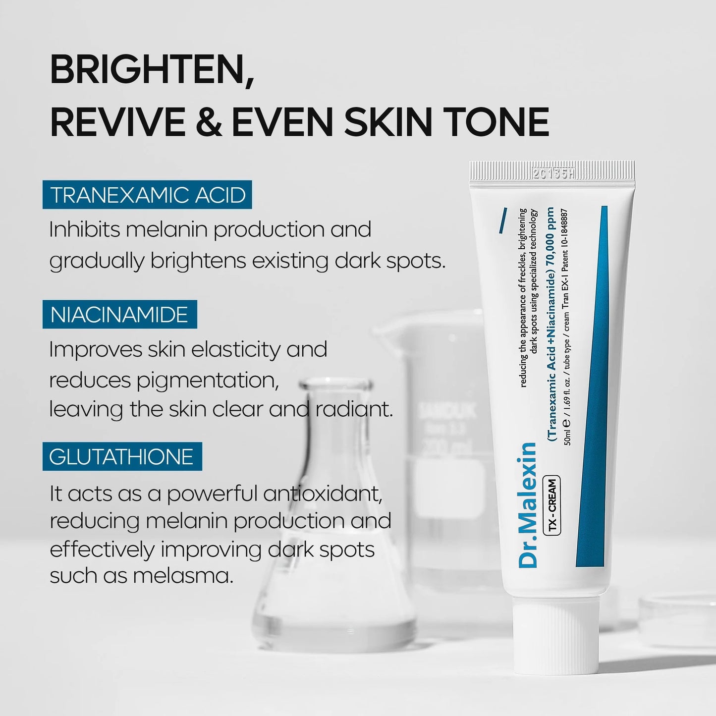 Tranexamic Acid TX Cream | Cream for Freckles, Dark Spots, and Anti-Pigmentation