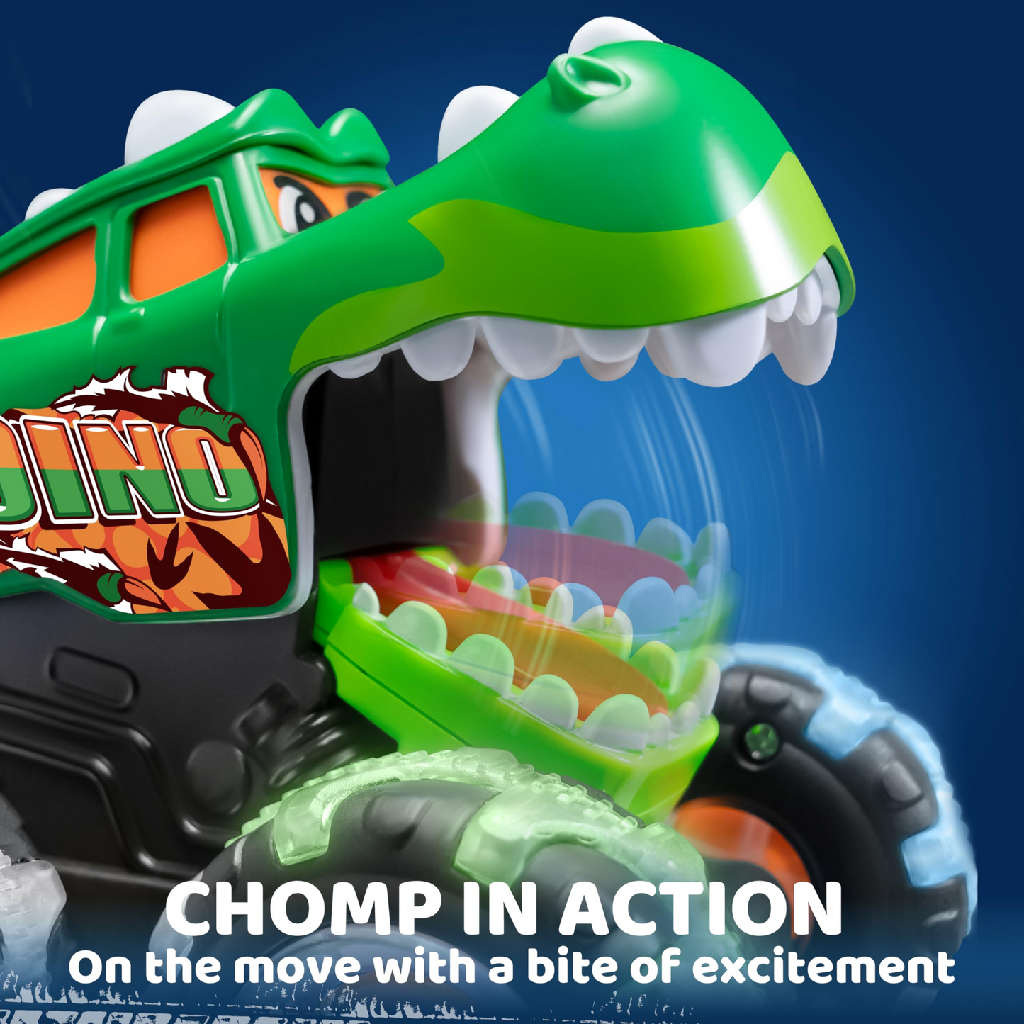 3-Pack Light Up Monster Trucks - Motion-Activated Toy Cars for Toddlers