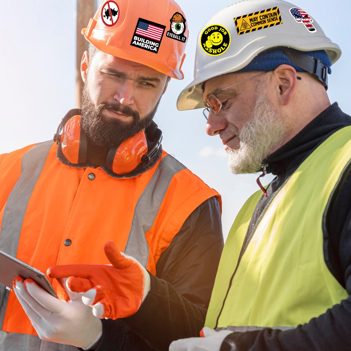 150 PSC Hard Hat Stickers - Best Seller Packs