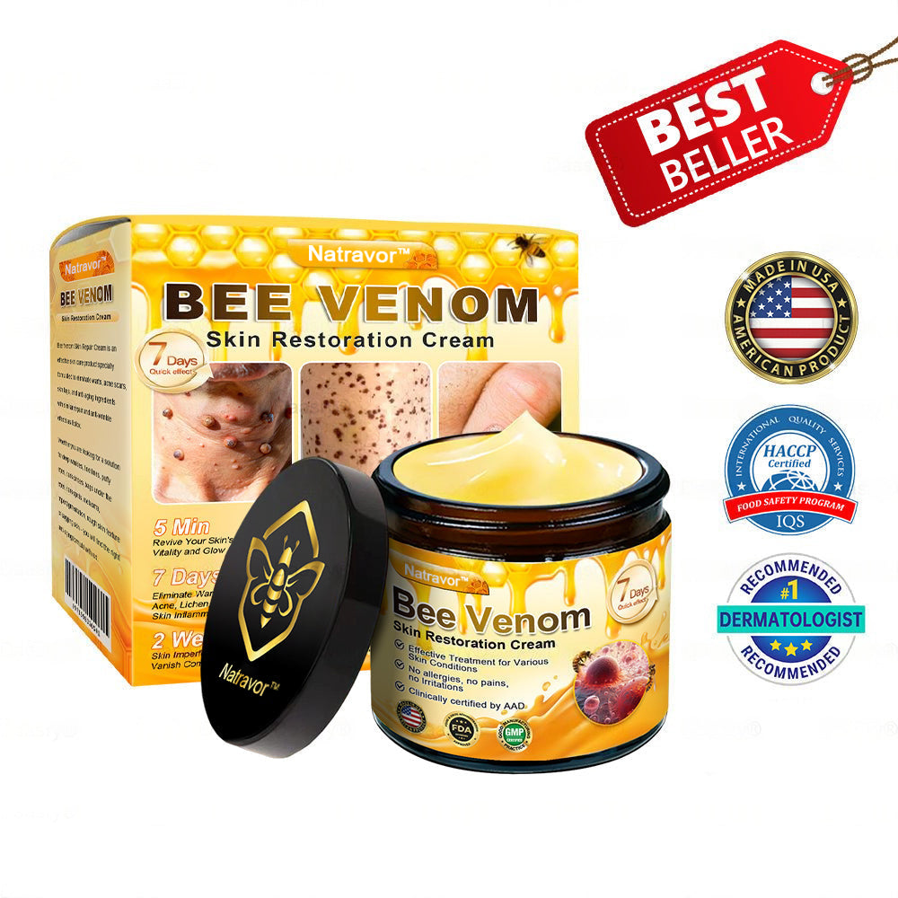 Mayo & Cleveland Clinic Store: Made and Shipped from USA - Natravor™"Dermal Gold" Botox Bee Venom Skin Restoration Cream - LAST DAY 80% OFF