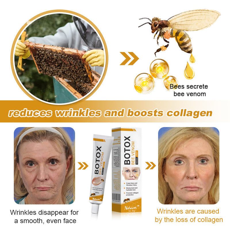 💎👨⚕️Made and shipped from the UK✨Natravor™ Botox Bee Venom Wrinkle Removal Cream-Last Day Promotion 70% OFF
