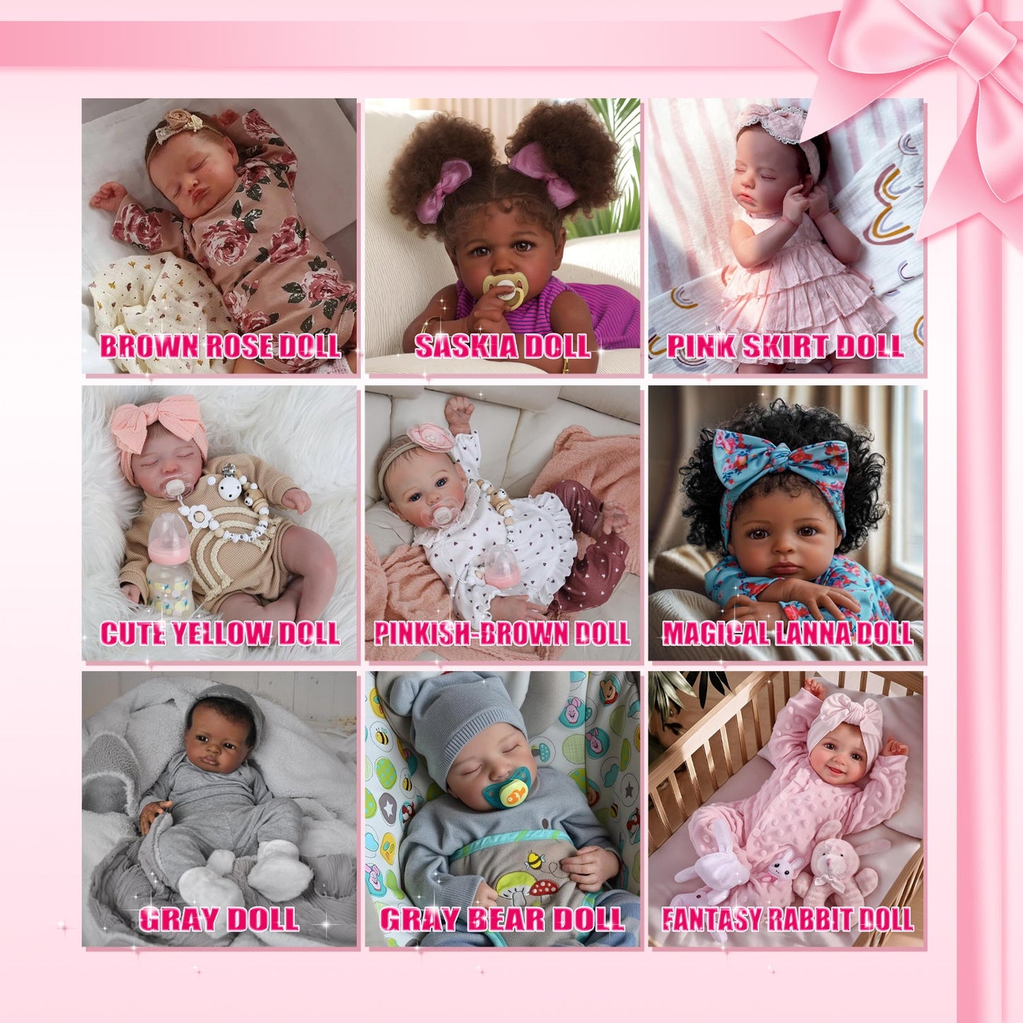 Lifelike Reborn Baby Dolls - Realistic Features & Accessories, Perfect for Play & Gifting (Ages 3+)