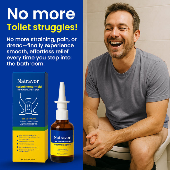 🔥Hot Sales - 50% OFF🔥Natravor™ Herbal Hemorrhoid Treatment Anal Spray