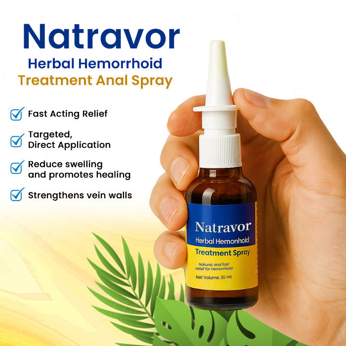 🔥Hot Sales - 50% OFF🔥Natravor™ Herbal Hemorrhoid Treatment Anal Spray