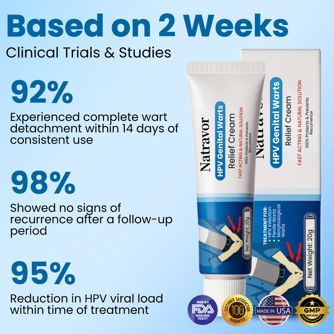 Natravor™ HPV Genital Warts Relief Cream ✅ 70% Off! Ends in 10 Minutes💨💙