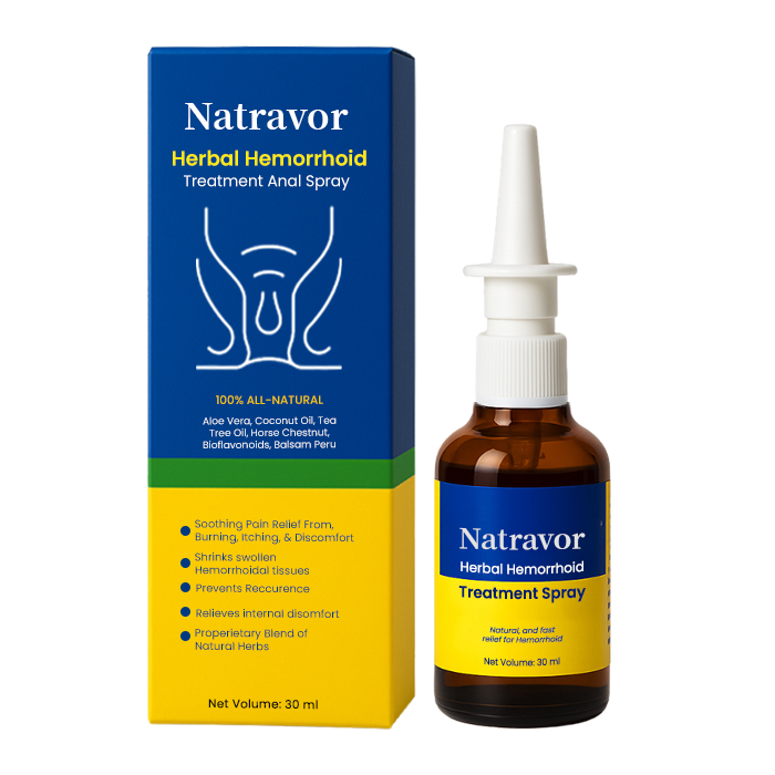 🔥Hot Sales - 50% OFF🔥Natravor™ Herbal Hemorrhoid Treatment Anal Spray
