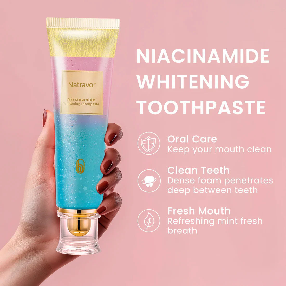 Natravor™Niacinamide Whitening Toothpaste (Imported From USA)