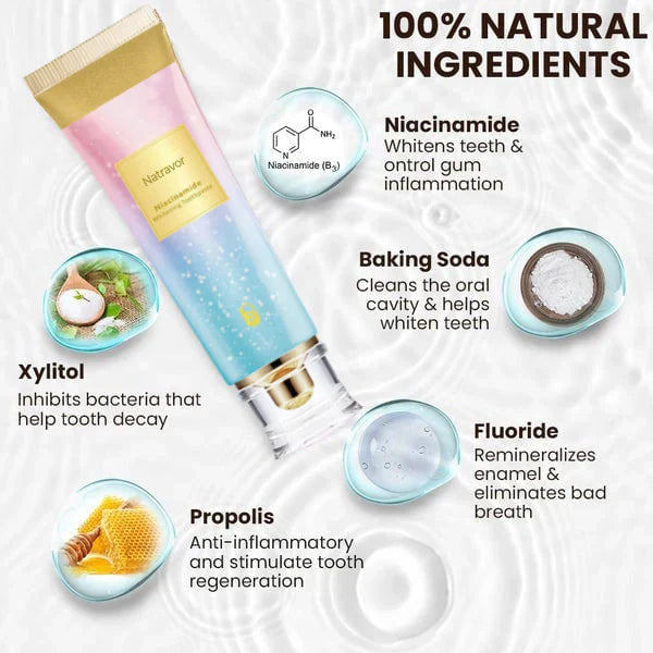 Natravor™Niacinamide Whitening Toothpaste (Imported From USA)