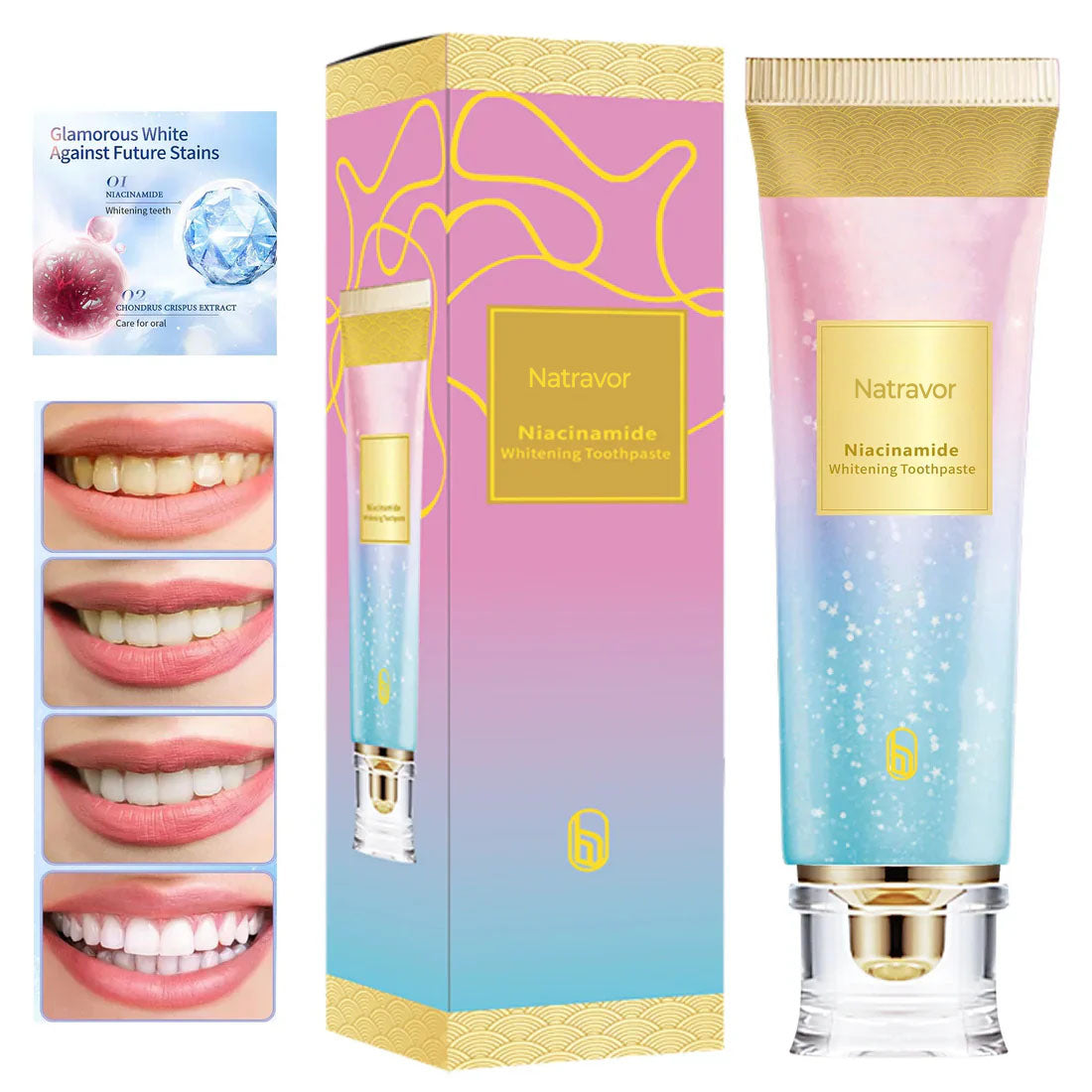 Natravor™Niacinamide Whitening Toothpaste (Imported From USA)