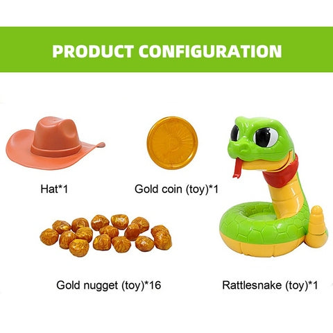 Electric Rattlesnake Toy Snake Scary Trick Toy for Kids Play