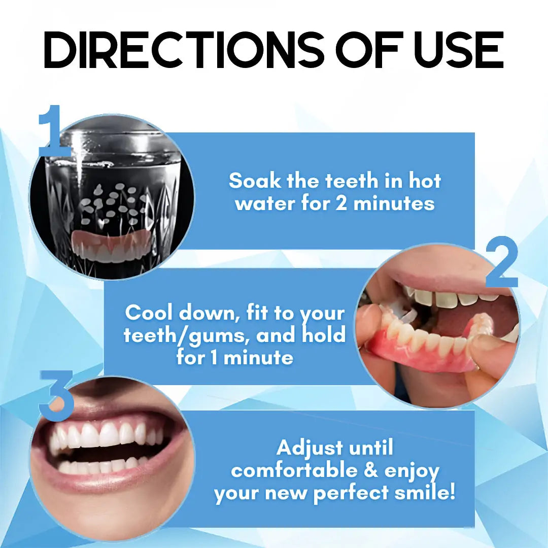 š„ļ¼®atravorā¢- Premium Custom Silicone Denture Set Dual Certification by the American Dental Association (ADA) & the U.S. Food and Drug Administration (FDA)