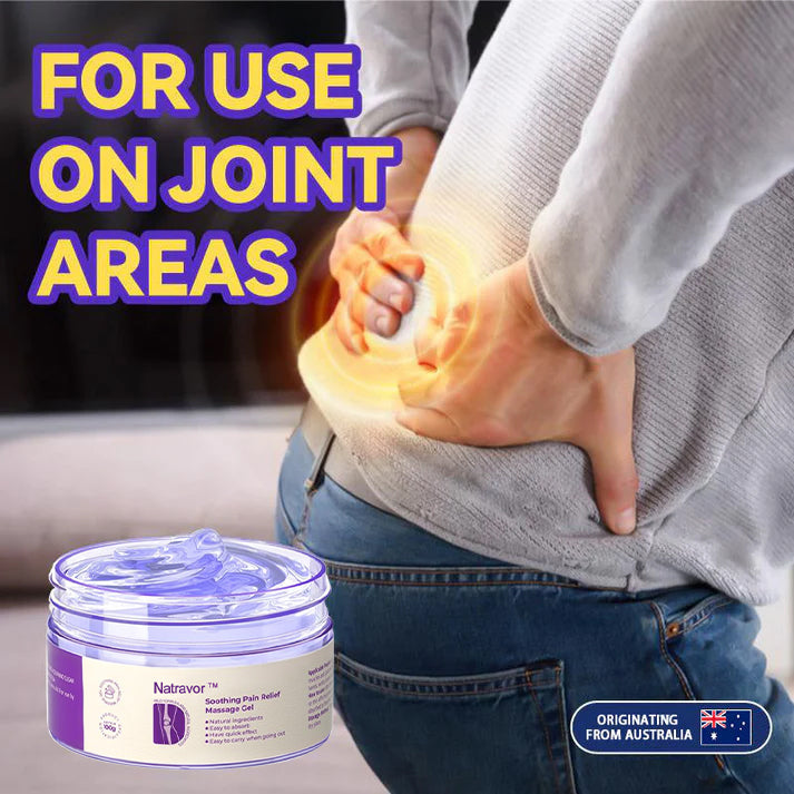 Natravor™ Turmeric & Emu Oil Arthritis Soothing Pain Relief Massage Gel 👨⚕️Australian Osteopathic Association (AOA)Approved