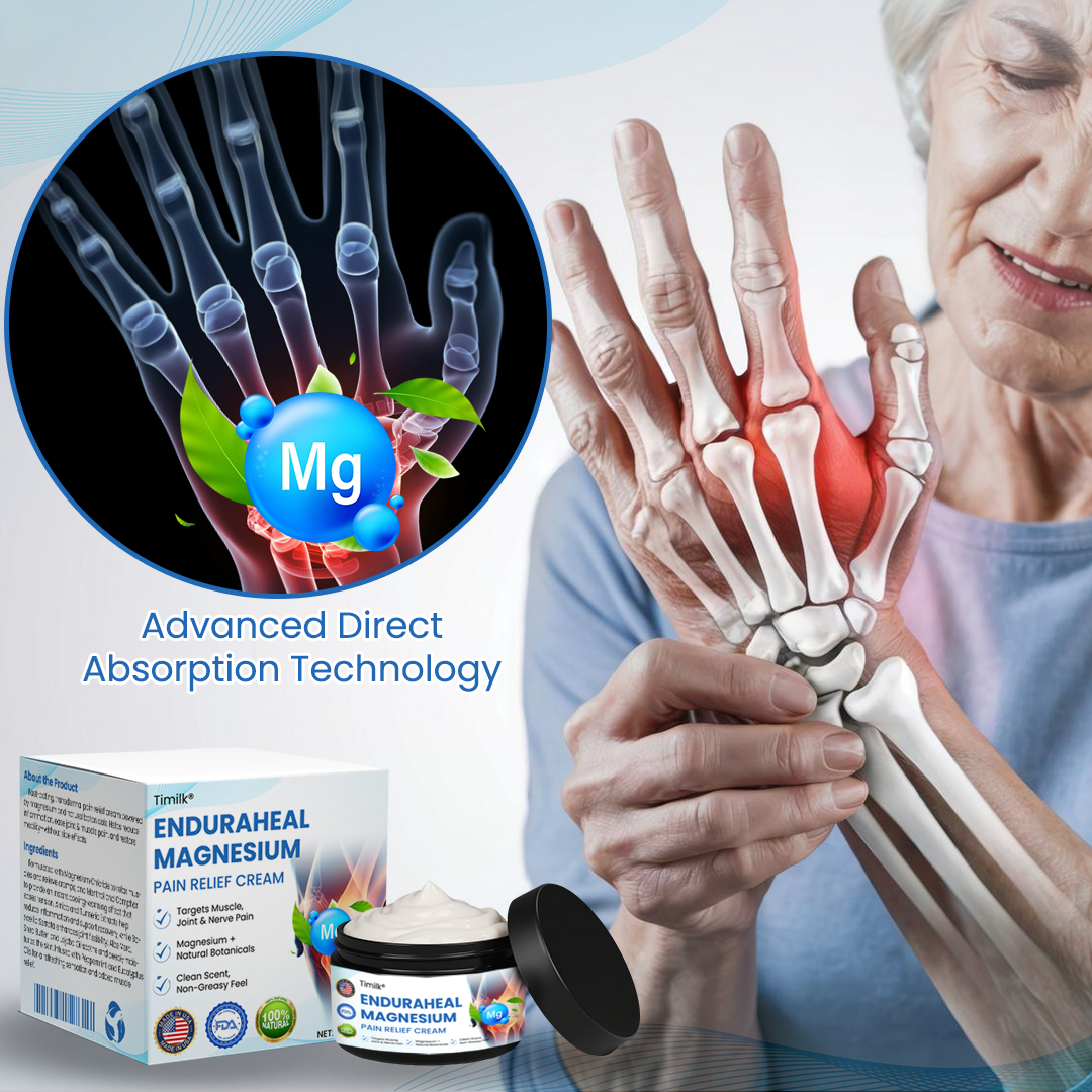 Natravor™ EnduraHeal Magnesium Pain Relief Cream (Treats Arthritis, Neuropathy, Rheumatism, Sports Injuries & More)