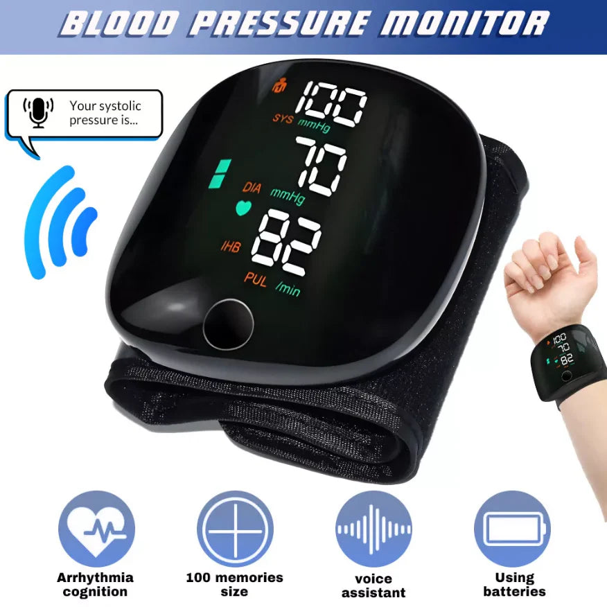 ðð®ððšðŠððð¢ð ðð«ð¢ð¬ð ðð ððšð§ð¢ððšð« - Clinically Accurate w/ Large Backlit Display, Adjustable Cuff, Voice Broadcast & Case