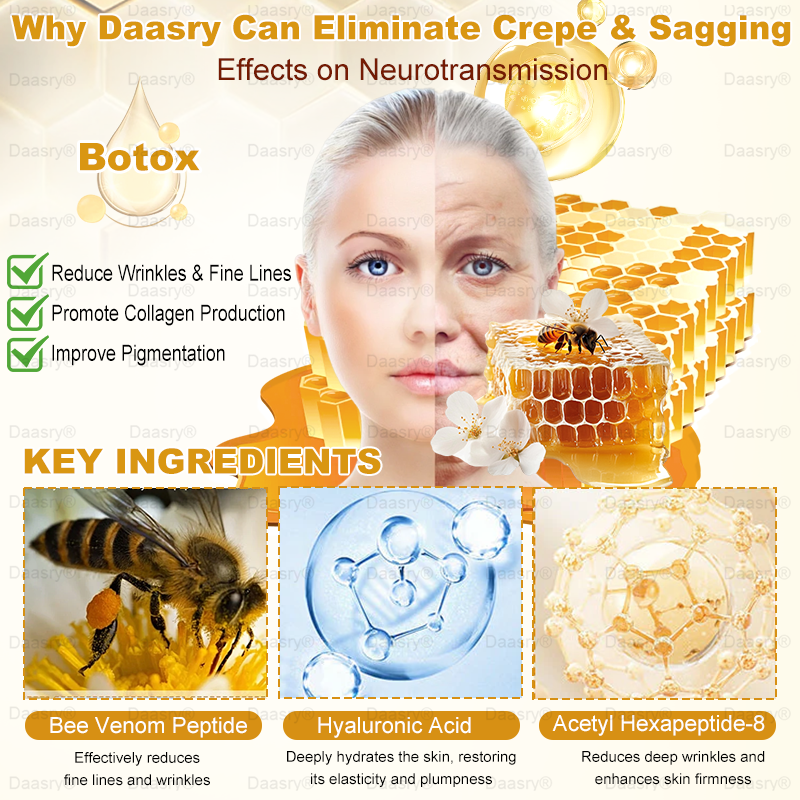 Mayo & Cleveland Clinic Store: Made and Shipped from USA - Natravor™"Dermal Gold" Botox Bee Venom Skin Restoration Cream - LAST DAY 80% OFF