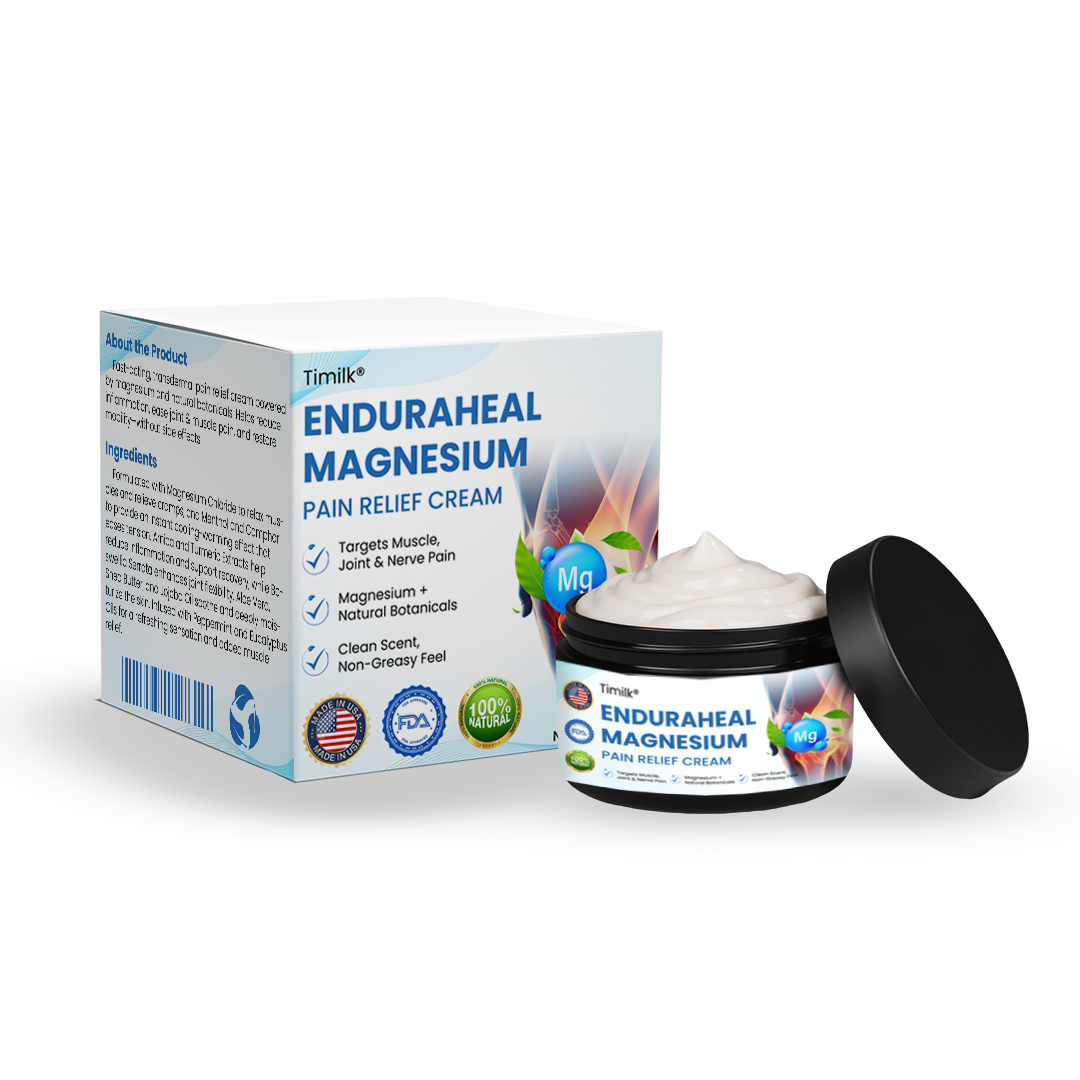 Natravor™ EnduraHeal Magnesium Pain Relief Cream (Treats Arthritis, Neuropathy, Rheumatism, Sports Injuries & More)