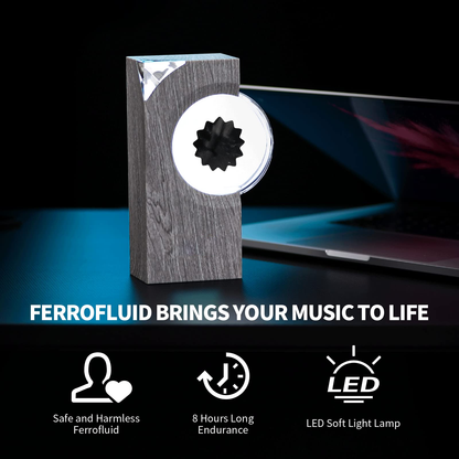 Dancing Ferrofluid Speaker with Music Rhythm