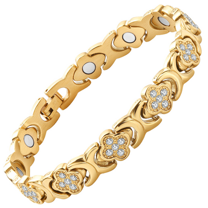 ⏰LAST DAY 49% OFF-🍀Four-Leaf Clover Magnetic Therapy Bracelet