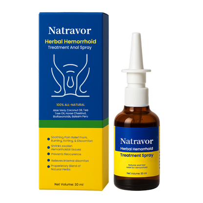 🔥Hot Sales - 50% OFF🔥Natravor™ Herbal Hemorrhoid Treatment Anal Spray