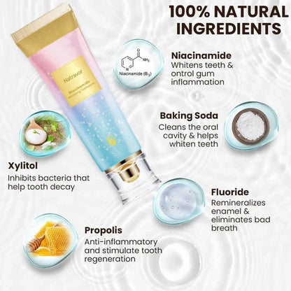 Natravor™Niacinamide Whitening Toothpaste (Imported From USA)