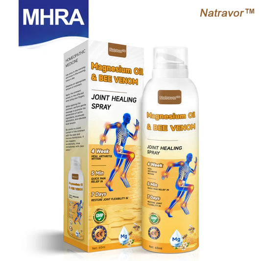 💧🐝Natravor™ Magnesium Oil & Bee Venom Joint Healing Spray👨‍⚕️Approved by the British Orthopaedic Association (BOA)