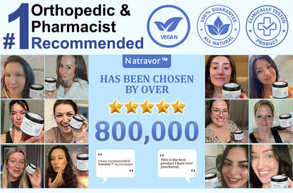 ✅NHS Approved: Ｎatravor™ Magnesium Pain Healing Bone Cream (Relief of neuropathy, muscle spasms, twitches or cramps, poor bone health and other arthritis)