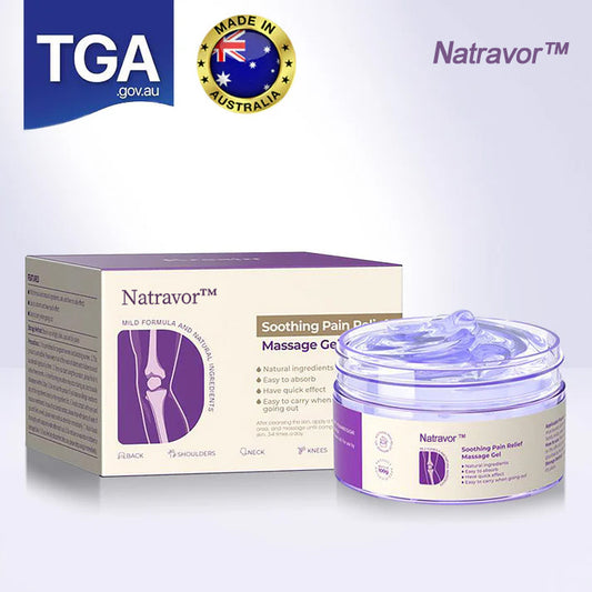Natravor™ Turmeric & Emu Oil Arthritis Soothing Pain Relief Massage Gel 👨‍⚕️Australian Osteopathic Association （AOA）Approved
