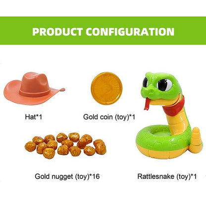 Electric Rattlesnake Toy Snake Scary Trick Toy for Kids Play