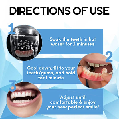 🔥Ｎatravor™- Premium Custom Silicone Denture Set Dual Certification by the American Dental Association (ADA) & the U.S. Food and Drug Administration (FDA)