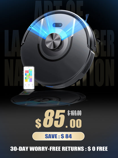 【3-in-1】Clean Intelligent Robot Vacuum for 2025 - Art of Laser Navigation