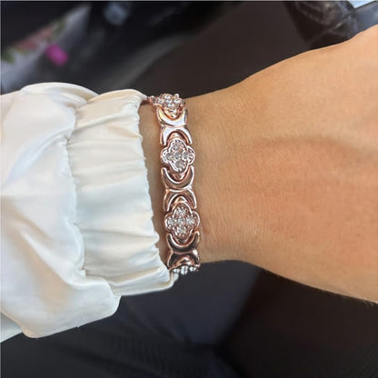 ⏰LAST DAY 49% OFF-🍀Four-Leaf Clover Magnetic Therapy Bracelet